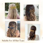 6PCS Stylish Lay Flat Hair Clips for Women