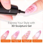 Makartt 3D Nail Gel for DIY Nail Art