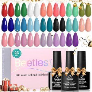 20 Color Beetles Gel Nail Polish Set