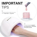 Milky Pink Sheer Gel Nail Polish 0.51 Fl Oz