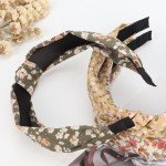 4 Pack Flower Print Knotted Headbands for Women