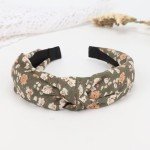 4 Pack Flower Print Knotted Headbands for Women