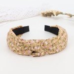 4 Pack Flower Print Knotted Headbands for Women