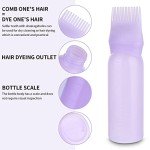 Hair Oil Applicator Bottle with Comb - 6 OZ