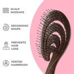 Organic Detangling Hair Brush for All Hair Types