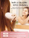 Self-Cleaning Round Hair Brush for Easy Use
