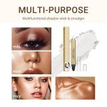 Glitter Eyeshadow Stick with Blending Brush - #3