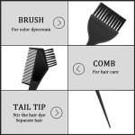 3-Pack Hair Color Applicator Brush Set