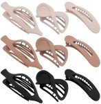 9-Piece Flat Hair Clips Set for All Hair Types