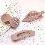 9-Piece Flat Hair Clips Set for All Hair Types