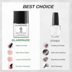 Quick-Dry Clear Top Coat Nail Polish - 0.5 Fl Oz