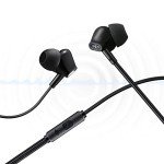 Aylaa Wired Earbuds Headphones for School with Microphone Noise Isolating Stereo Bass in-Ear Earphones – for Smartphones, Tablets, Schools, Ipads, Multiuse - 3.5mm Plug in Audio Jack - Black