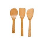 Bamboo 3-Piece Cooking Spoon Set by IMUSA