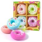 Donut Bath Bombs Gift Set - 4 Pack
