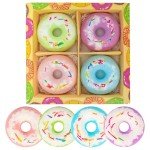 Donut Bath Bombs Gift Set - 4 Pack