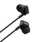 Aylaa Wired Earbuds Headphones for School with Microphone Noise Isolating Stereo Bass in-Ear Earphones – for Smartphones, Tablets, Schools, Ipads, Multiuse - 3.5mm Plug in Audio Jack - Black