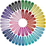 60 Pcs Non-Slip Hair Clips in 15 Colors
