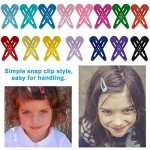 60 Pcs Non-Slip Hair Clips in 15 Colors