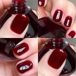Cherry Red Quick Dry Nail Polish, 12ml