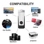 2GB USB 2.0 Flash Drive 2 Pack Wooolken Thumb Drives Jump Pen Drive Memory Stick with LED Light and Lanyards for Storage and Backup(2G, 2 Colors: Black Blue)