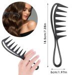 Wide Tooth Combs for Curl & Wave Styling