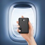 Lekzai Mini Portable Charger, 5000mAh Power Bank with 5V 2.4A USB-C Output, Ultra-Compact Battery Pack with LED Display for iPhone, Samsung, Android Phones and More(Black)