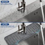 Silicone Faucet Drip Catcher Mat - Grey