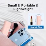 ATGIH Portable Charger for iPhone,3500mAh Ultra-Compact Small Power Bank Compatible with iPhone 6/7/8/SE/11/XR/12/12 Pro Max/13/13 Pro Max/14/14 Pro Max/14 Plus Series（Pink）