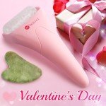 IcyMe Ice Roller and Gua Sha Set - Pink