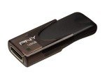 PNY 128GB Attaché 4 USB 2.0 Flash Drive, black