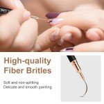 Metallic Nail Art Pens Set - 5 Pack