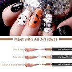 Metallic Nail Art Pens Set - 5 Pack