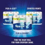 Sparkle Tear-A-Square Paper Towels, 2 Rolls