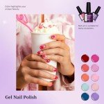 24 PCS Spring Gel Nail Polish Set
