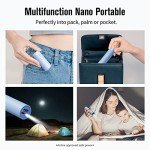 SIXTHGU S03 Portable Charger, Small Power Bank External Battery Pack, 5000mAh, Pocket Size, Juice Style, USB-C Output for iPhone 15/14/13/12/11, iPad, Samsung Galaxy, Android Phone - (Blue)