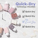 Pearl White Quick Dry Nail Polish 15ml