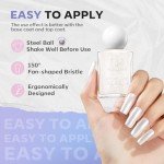Pearl White Quick Dry Nail Polish 15ml