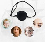 Adjustable Black Eyepatch for Amblyopia Recovery