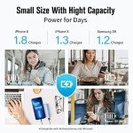 SIXTHGU S03 Portable Charger, Small Power Bank External Battery Pack, 5000mAh, Pocket Size, Juice Style, USB-C Output for iPhone 15/14/13/12/11, iPad, Samsung Galaxy, Android Phone - (Blue)
