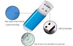 USB Flash Drive 32GB, Maspen Thumb Drive 2.0 High Speed Memory Stick Jump/ Zip/ Pen Drive,Blue,32 GB