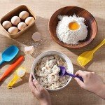 5-Pack Silicone Rubber Spatula Set for Cooking