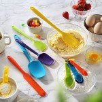 5-Pack Silicone Rubber Spatula Set for Cooking