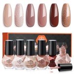 Mini Nail Polish Set - 6 Quick-Dry Colors