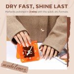 Mini Nail Polish Set - 6 Quick-Dry Colors