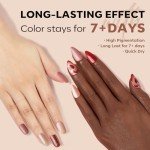 Mini Nail Polish Set - 6 Quick-Dry Colors