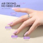 Lilac Quick Dry Nail Polish Set - 0.25oz