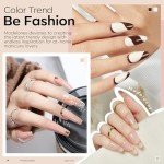 Nude Gel Nail Polish Set - 6 Soft Shades