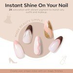 Nude Gel Nail Polish Set - 6 Soft Shades