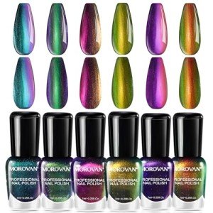 Holographic Nail Polish Set for Fun Manicures