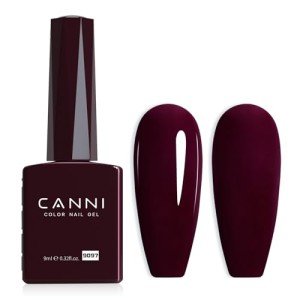 Dark Red Gel Nail Polish – Burgundy Gloss Finish